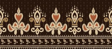 africano ikat damasco bordado fundo. geométrico étnico oriental padronizar tradicional. ikat asteca estilo abstrato vetor ilustração. Projeto para impressão textura, tecido, saree, sari, tapete.