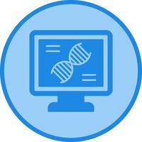 ícone de vetor de teste de dna