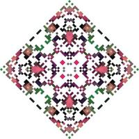pixel arte fundo. pixel arte padronizar com geométrico figuras. vetor ilustração