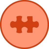 ícone de vetor de peça de quebra-cabeça exclusivo