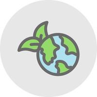 design de ícone de vetor de dia ecológico mundial