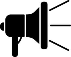 ícone de vetor de megafone