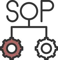 design de ícone de vetor de sop