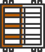 design de ícone de vetor de rack de teto