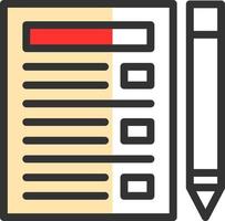 design de ícone de vetor de lista de tarefas
