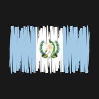 vetor de pincel de bandeira da guatemala
