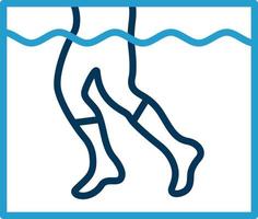 design de ícone de vetor de corrida aquática