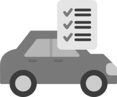 carro lista de controle vetor ícone