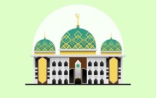 vetor de construção de bela mesquita
