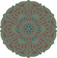 3d mandala multicamadas cortar Arquivo SVG vetor