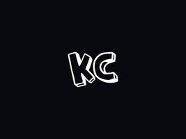 monograma kc logotipo ícone, único kc logotipo carta vetor estoque