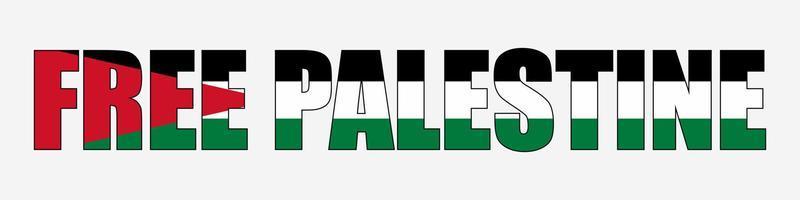 livre Palestina Projeto com Palestina bandeira. vetor