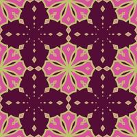 tecido padrão de flor étnica abstrata, estilo de ilustração vetorial sem costura. design para tecido, cortina, plano de fundo, tapete, papel de parede, roupas, embrulho, batik, tecido, azulejo, cerâmica vetor