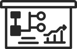 design de ícone de vetor de plano de negócios