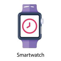 conceitos modernos de smartwatch vetor