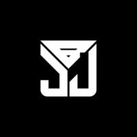 design criativo do logotipo da letra bjj com gráfico vetorial, logotipo bjj simples e moderno. vetor