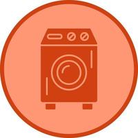 ícone de símbolo de máquina de lavar vetor