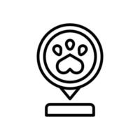 Lugar, colocar suporte ícone para seu local na rede Internet projeto, logotipo, aplicativo, ui. vetor