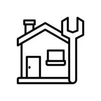 casa reparar ícone para seu local na rede Internet projeto, logotipo, aplicativo, ui. vetor