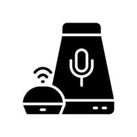 voz assistente ícone para seu local na rede Internet projeto, logotipo, aplicativo, ui. vetor