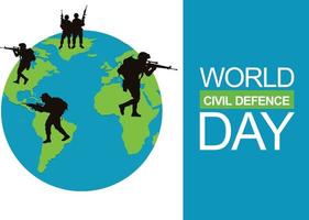 dia mundial da defesa civil vetor