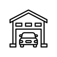 garagem ícone para seu local na rede Internet projeto, logotipo, aplicativo, ui. vetor