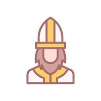 santo patrick ícone para seu local na rede Internet projeto, logotipo, aplicativo, ui. vetor