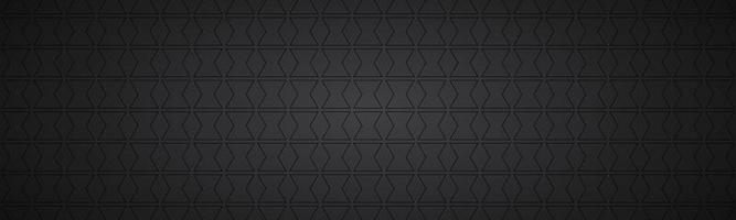 cabeçalho abstrato preto. banner widescreen de vetor moderno. ilustração de textura simples