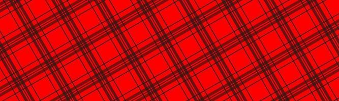 cabeçalho de padrão quadriculado diagonal preto e vermelho. banner retro abstrato simples. ilustração vetorial vetor