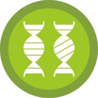 design de ícone de vetor de comparação genética