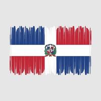 vetor bandeira da república dominicana