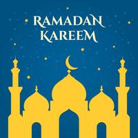 Fundo de Ramadan Kareem vetor