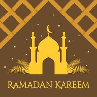 Fundo de Ramadan Kareem vetor