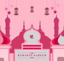 banner do ramadan kareem vetor