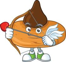 uma desenho animado personagem do beijo biscoitos vetor
