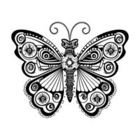 kawaii borboleta logotipo traz uma toque do caprichoso com Está fofa e colorida projeto, apresentando uma sorridente borboleta com encantadoramente de grandes dimensões asas vetor