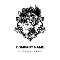 steampunk criança logotipo retrata uma jovem aventureiro enfeitado Fora dentro óculos, engrenagens, e de outros relógio acessórios, pronto para explorar uma movido a vapor mundo vetor