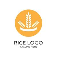 arroz plantar logo,arroz grão logotipo, arroz, natural orgânico agricultura, para negócios,empresa,agricultura,produtos,fazenda loja, agrícola equipamento, arroz armazém, com moderno minimalista vetor