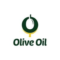 carta o Oliva óleo logotipo vetor