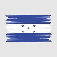 escova de bandeira de honduras vetor