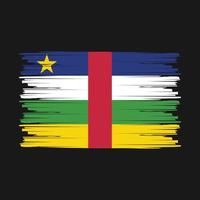 pincel de bandeira da africa central vetor