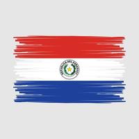 escova de bandeira do paraguai vetor