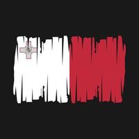 Malta bandeira vetor ilustração