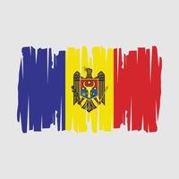 Moldova bandeira vetor ilustração