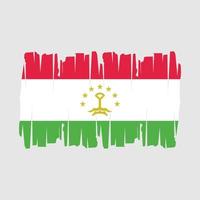 tajiquistão bandeira vetor ilustração