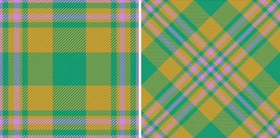 tecido Verifica fundo. tartan textura vetor. têxtil padronizar xadrez desatado. vetor