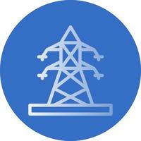 design de ícone de vetor de poste elétrico
