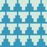 abstrato geométrico colorida padronizar. pequeno geométrico azul cor quadrado triângulo pixel estilo desatado padronizar fundo. simples geométrico padronizar usar para tecido, casa decoração elementos vetor