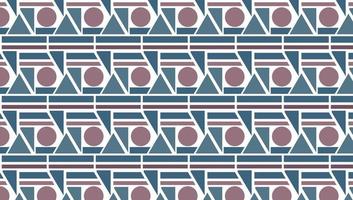 fundo século geométrico abstrato vetor desatado padronizar com simples formas e retro cor paleta. simples composição para rede projeto, marca, convites, cartazes, têxtil e papel de parede.