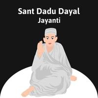 sant dadu dayal Jayanti vetor ilustração